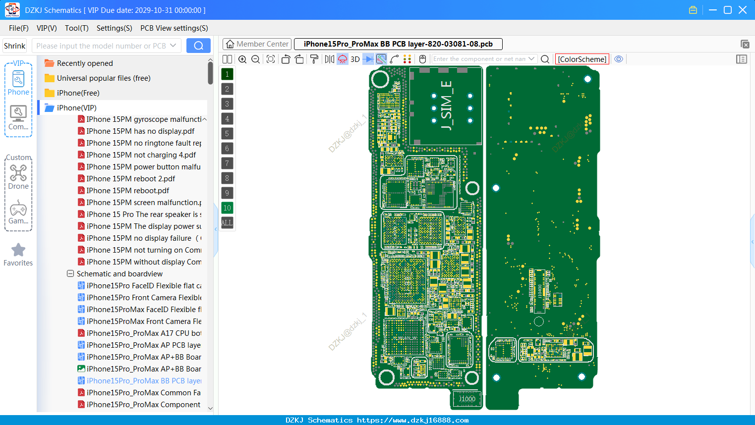IPhone15Pro_ProMax BB PCB Layer-820-03081-08